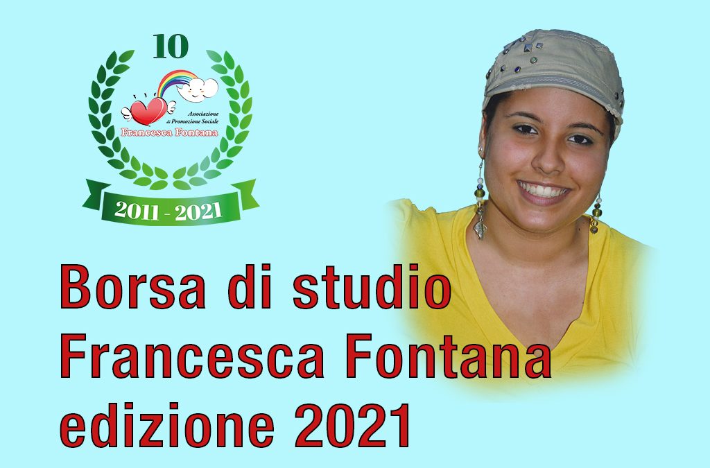 Borsa di studio Francesca Fontana 2021
