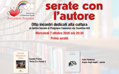 Serate con l’autore 2026 – Prima serata